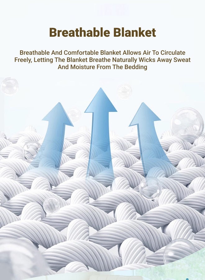 بطانية خفيفة الوزن، 1000 جرام، بطانية فائقة النعومة لجميع الفصول، بطانية للفراش والأريكة، لون بني قهوة 150 × 200 سم - Image 5