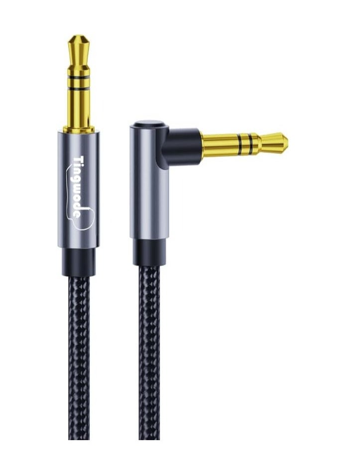 Tingwode AB-X2 كابل محول 3.5 ملم AUX Audio إلى 3.5 AUX نقل الصوت 90 درجة الزاوية اليمنى 1200 ملم - pzsku/ZD2F6B34991C51961EE47Z/45/_/1704551521/2e662e55-5f3f-4b92-8f6e-8b9acb8c33a8