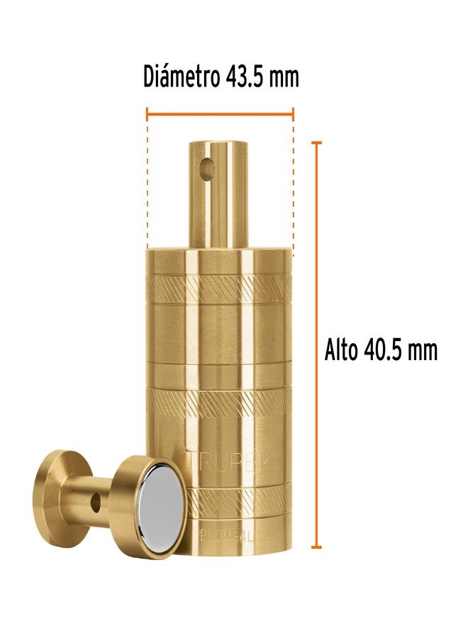 TRUPER PLOM-4L Brass Plumb Bobs w/ Center 21 Oz (582 g) - Image 3