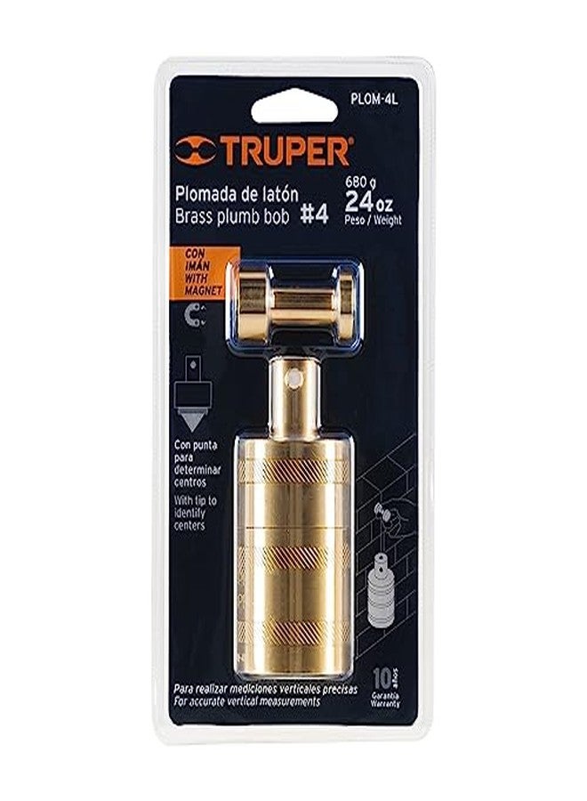 TRUPER PLOM-4L Brass Plumb Bobs w/ Center 21 Oz (582 g) - Image 4
