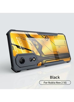General ZTE Nubia Neo 2 5G [Droproof] [Sweat-Proof] [Fingerprint-Proof] Shockproof TPU+PC Clear Protective Phone Case Fits ZTE Nubia Neo 2  - Image 3