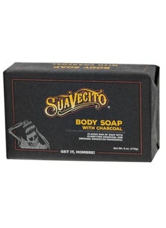 SUAVECITO Body & Hand Soap Bars Moisturizing Masculine Original Fragrance With Charcoal 6 Oz 3 Pack  - Image 3