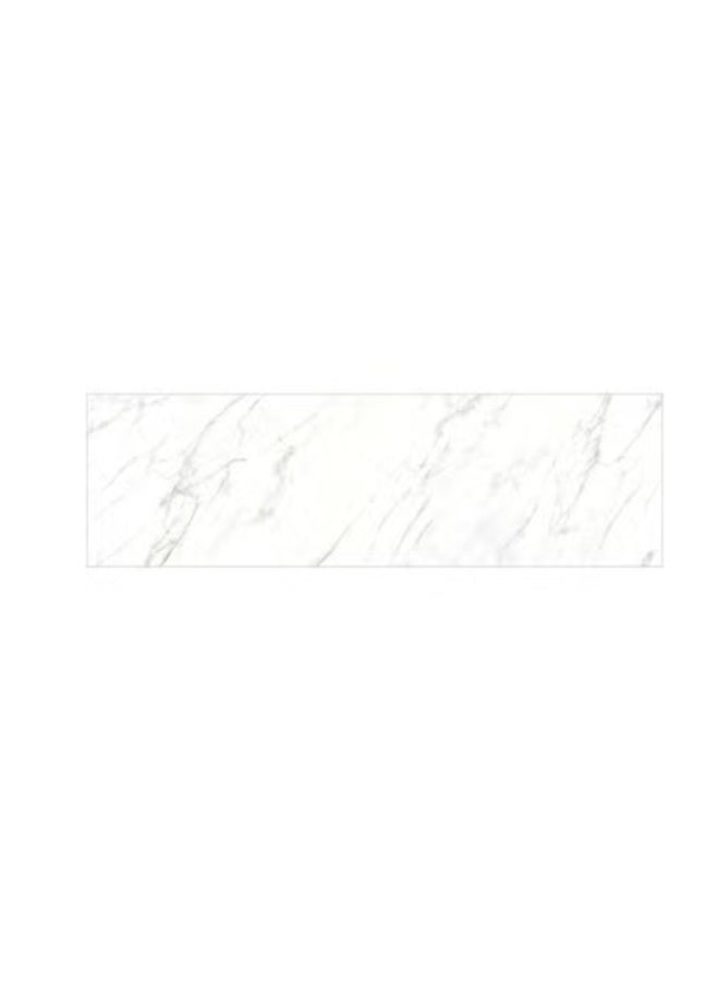 SOMANY Carara White 26 Quill Porcelain Tile 800x2600mm | Premium Large Format Luxury Tile | 15mm Thickness | 2.08 SQM | Modern White Marble Look