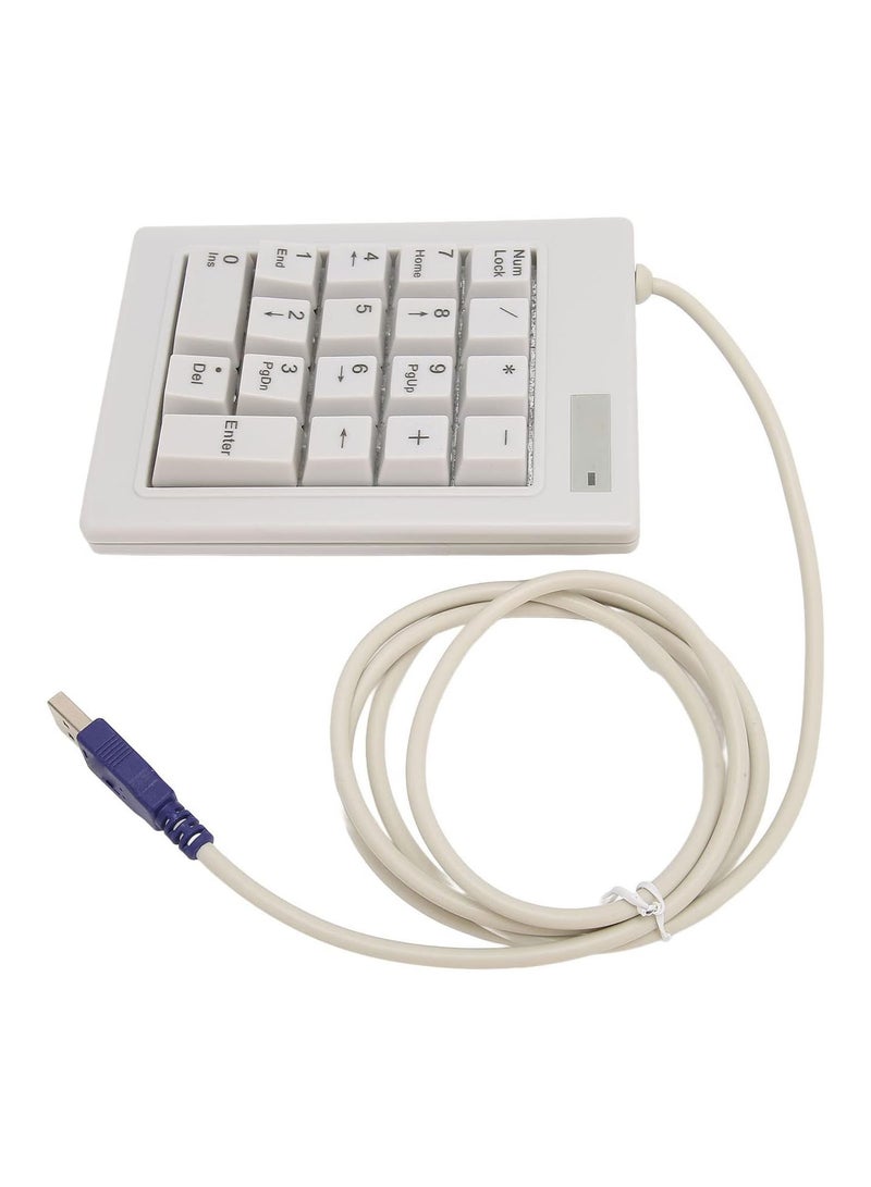 GGOOT 18 Keys Numeric Keypad, Portable Mini Numpad, USB Wired Multifunctional One Hand Mechanical Numpad Accounting Keypad Gaming Keyboard for Office Banking Accounting Finance Securities - Image 4