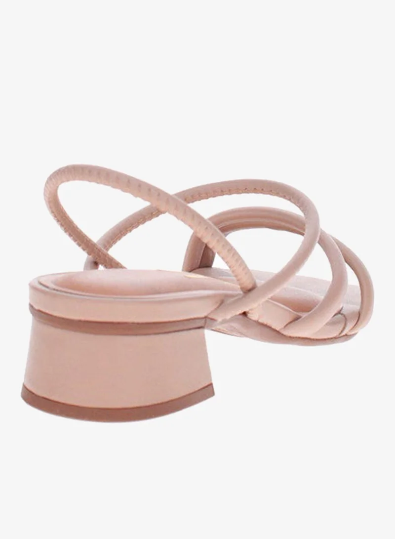 VIZZANO Beige Heels Sandal for Women – Stylish Ladies Heel Sandals & Sling Back Heels for Girls for Women | Best Price UAE