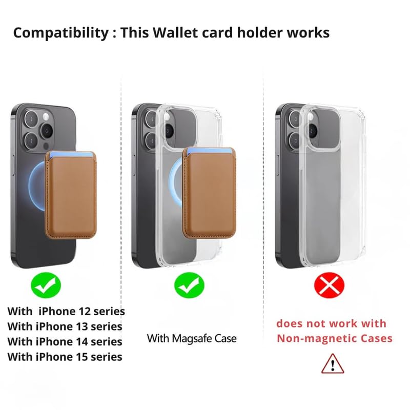 ClickCase Magnetic Wallet with Video Stand, Compatible with MagSafe Wallet with Kickstand, Card Holder for iPhone 17/16/15/14/13/12 Series (Black) - Image 5