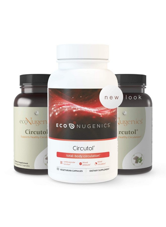 إيكو ناجينكس مكمل سيركوتول لضغط الدم من EcoNugenics لدعم القلب مع ناتوكيناز، مستخلص الزعرور، إل-كارنيتين، جذر المريمية، فطر الريشي والكورديسيبس - 60 كبسولة - Image 2