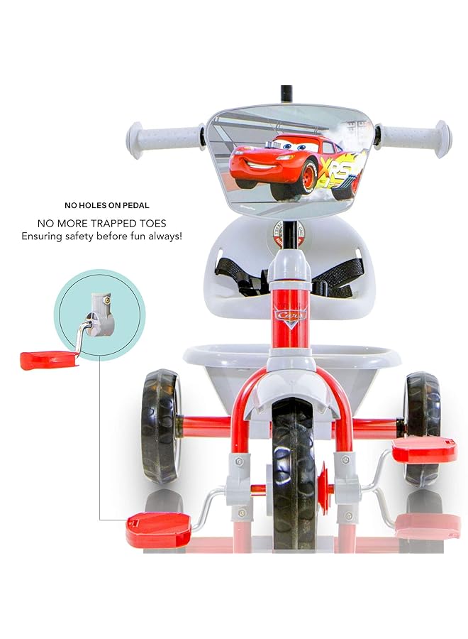 سبارتان سيارة دراجة ثلاثية العجلات مع قضيب دفع - Image 3