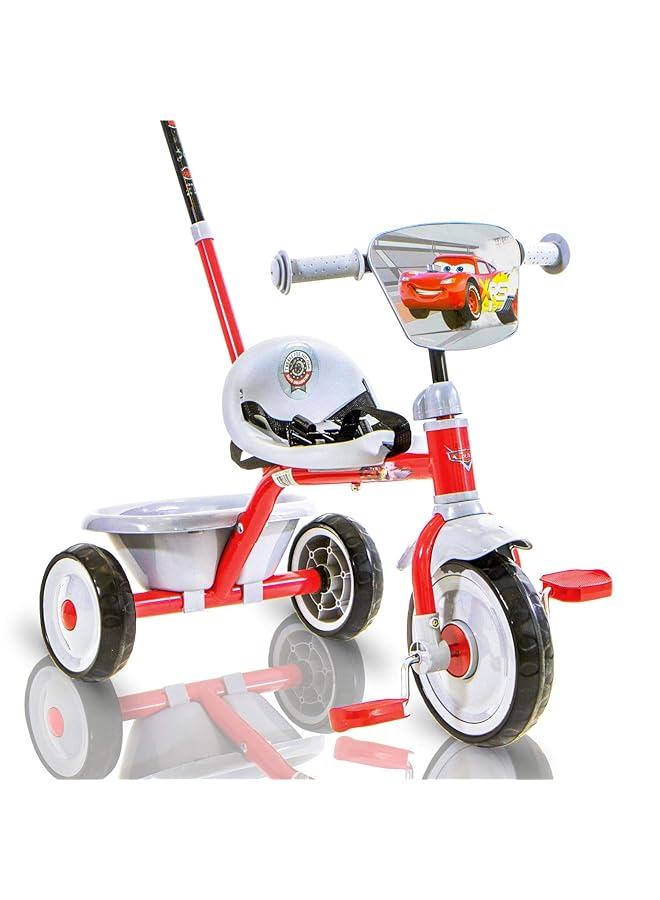 سبارتان سيارة دراجة ثلاثية العجلات مع قضيب دفع - Image 1