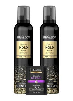 TRESemmé Hair Mousse 2-Pack + Keratin Repair Hair Mask – Extra Hold Alcohol-Free, Anti-Humidity, Anti-Frizz Hair Products (3 Piece Set) - pzsku/ZD2F781EE4E8B22109DA0Z/45/_/1738840271/589bede2-a006-43be-a985-a566c100bfda