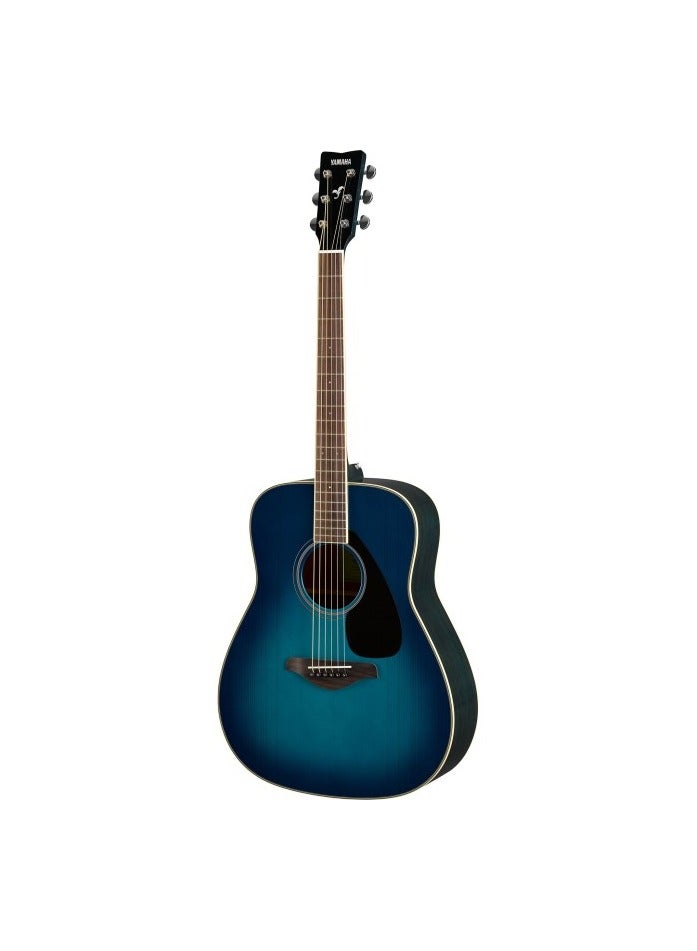 Yamaha FG820 Acoustic Guitar - Sunset Blue - Image 1
