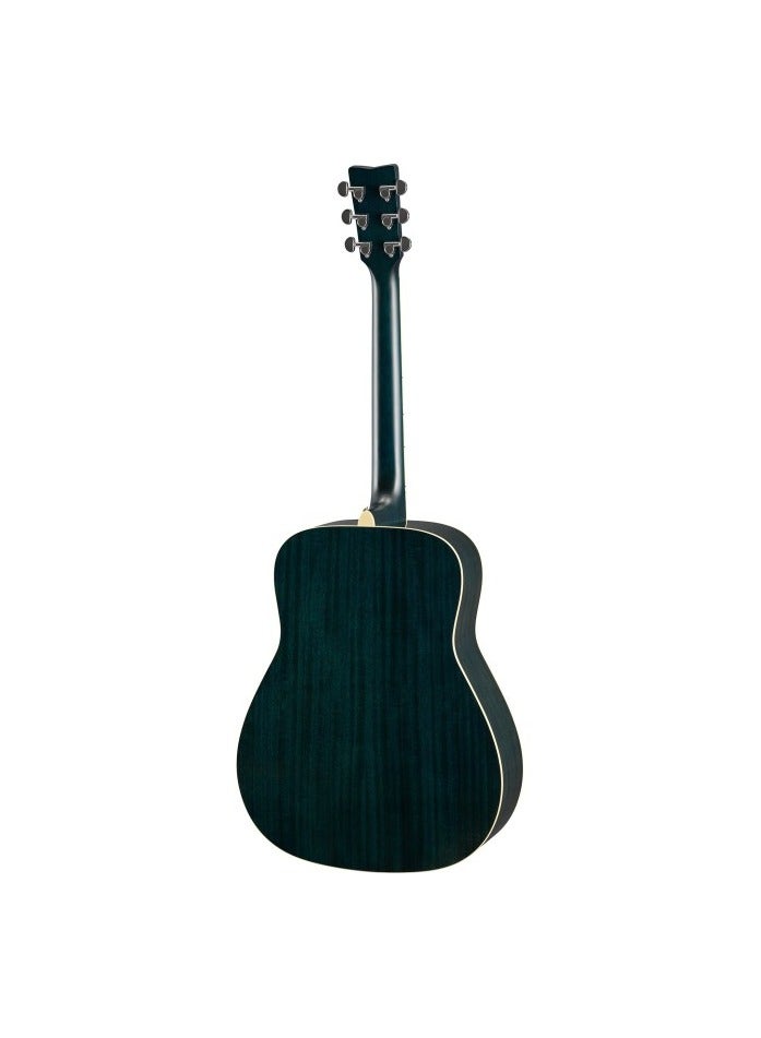 Yamaha FG820 Acoustic Guitar - Sunset Blue - Image 2