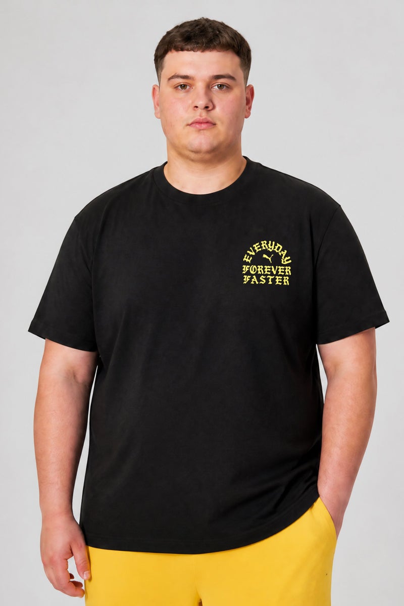 PUMA Men Sportswear Fit Short Sleeve Outdoor T-Shirt, Black - Image 1