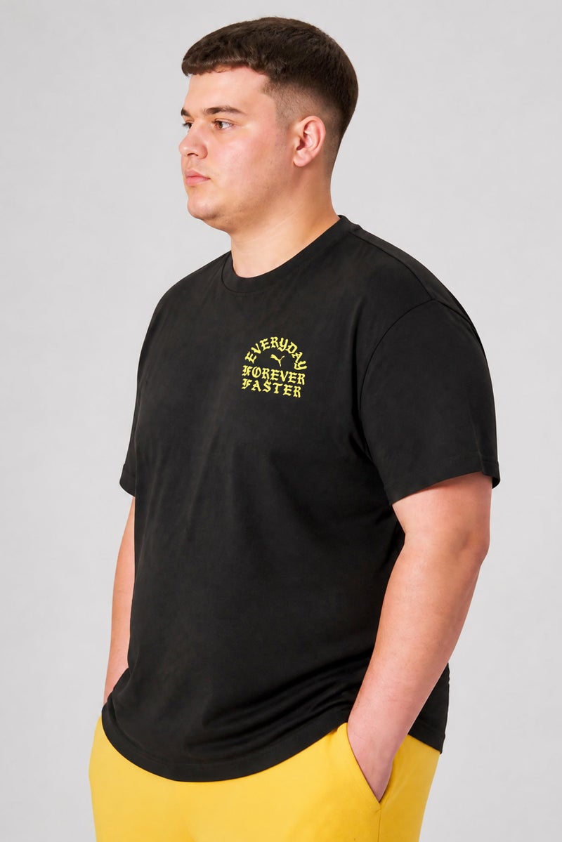 PUMA Men Sportswear Fit Short Sleeve Outdoor T-Shirt, Black - Image 3