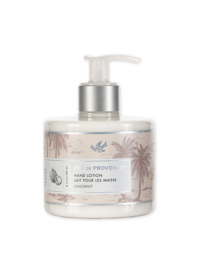 Pre De Provence Collection Shea Butter Enriched Silky Smooth Emollient Hand Lotion Coconut 11 Fl Oz 1 Count  - Image 1