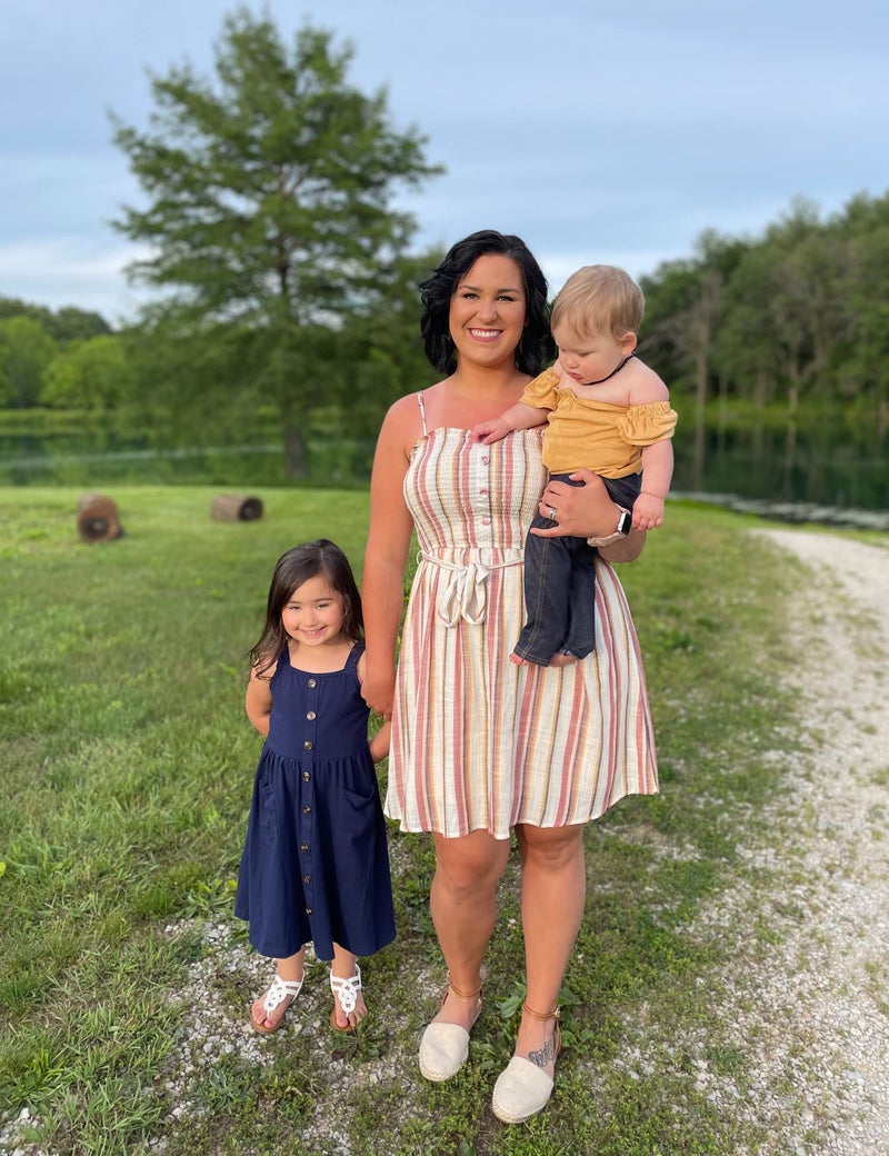 Arshiner Girl's Sleeveless Summer Casual Sundress A-line Dress Navy Blue Size 11-12 - Image 5