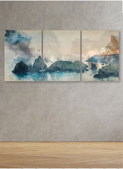 Decorative Wall Art Painting with an Abstract Design, 3Pieces, Size 120x60cm