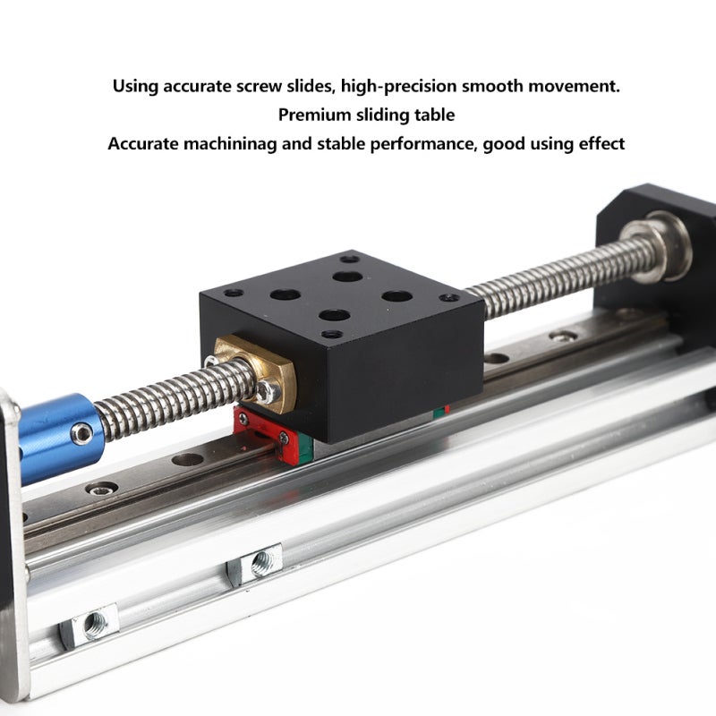 BACHIN Linear Sliding Table: 100/200/300mm High-quality Material High Strength - High-precision Smooth Movement CNC Slide Table for CNC Lathe Machines - Image 5