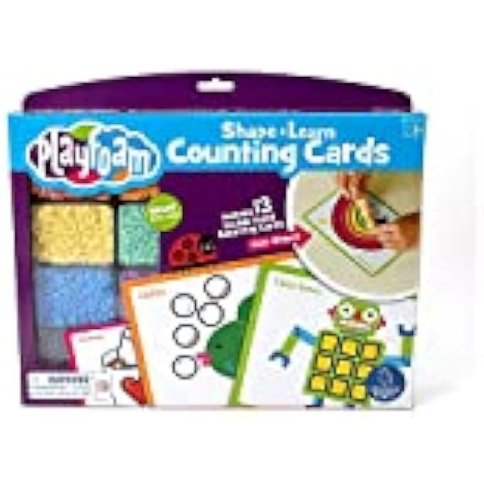 LEARNING RESOURCES PLAYFOAM SHAPE & LEARN COUNTING PRESCHOOL READINESS ACTIVITY, AGES 3+, EI-1914 - Image 5