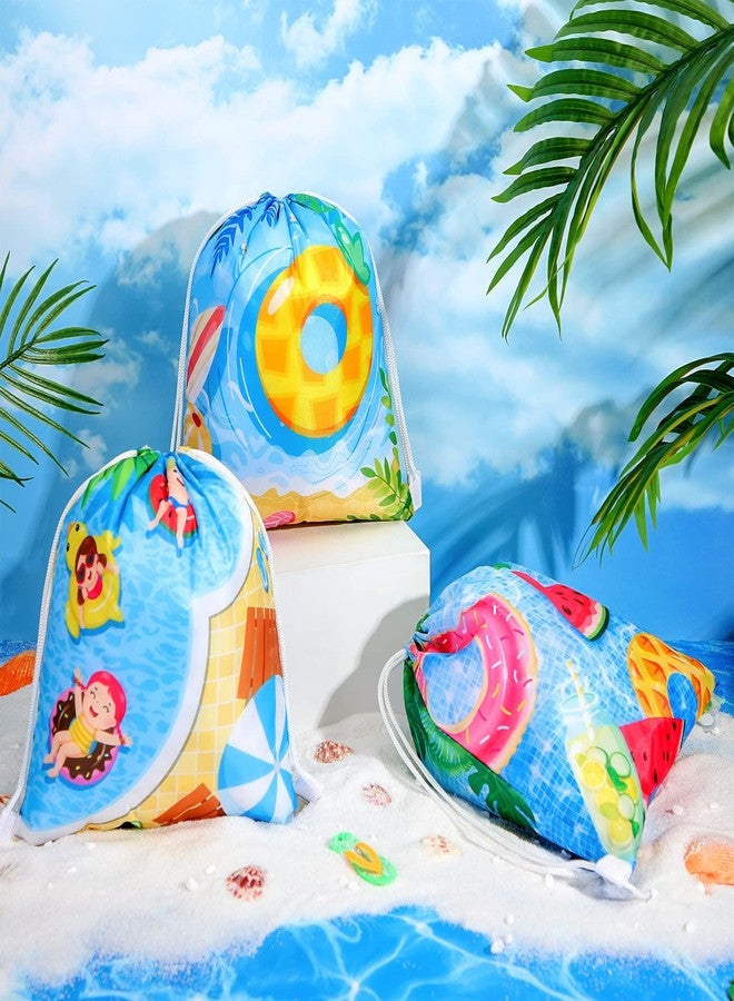Panelee Pool Party Drawstring Bags Pool Party Favor Bags Beach Decorations for Girls and Boys Pool Party Supplies(27 Pcs) - Image 4