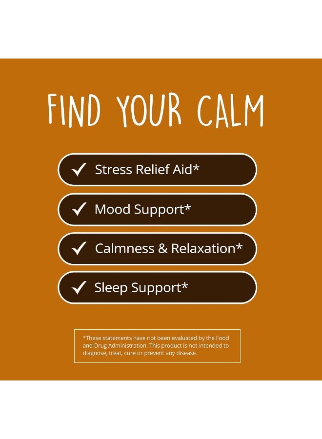 HAPPY HEALTHY HIPPIE Be Grounded Stress Relief Supplement 60 Capsules for Adults - Image 2