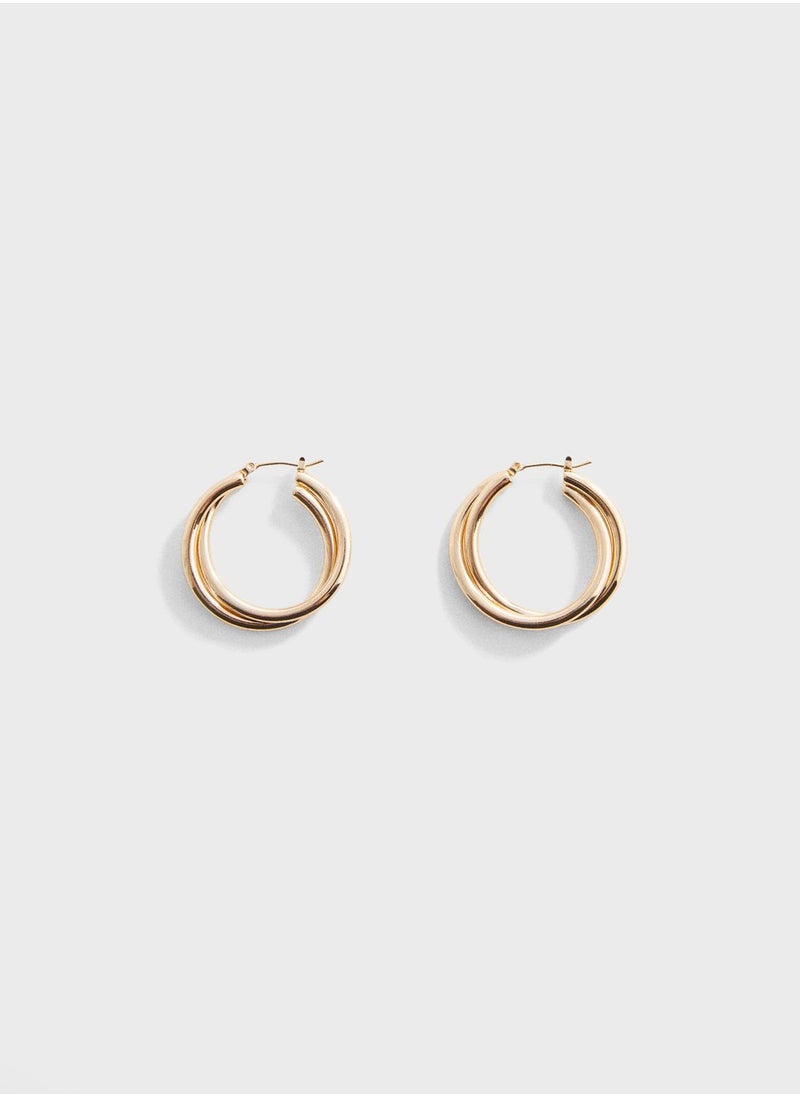 MANGO - Fedra Hoop Earrings - Image 1