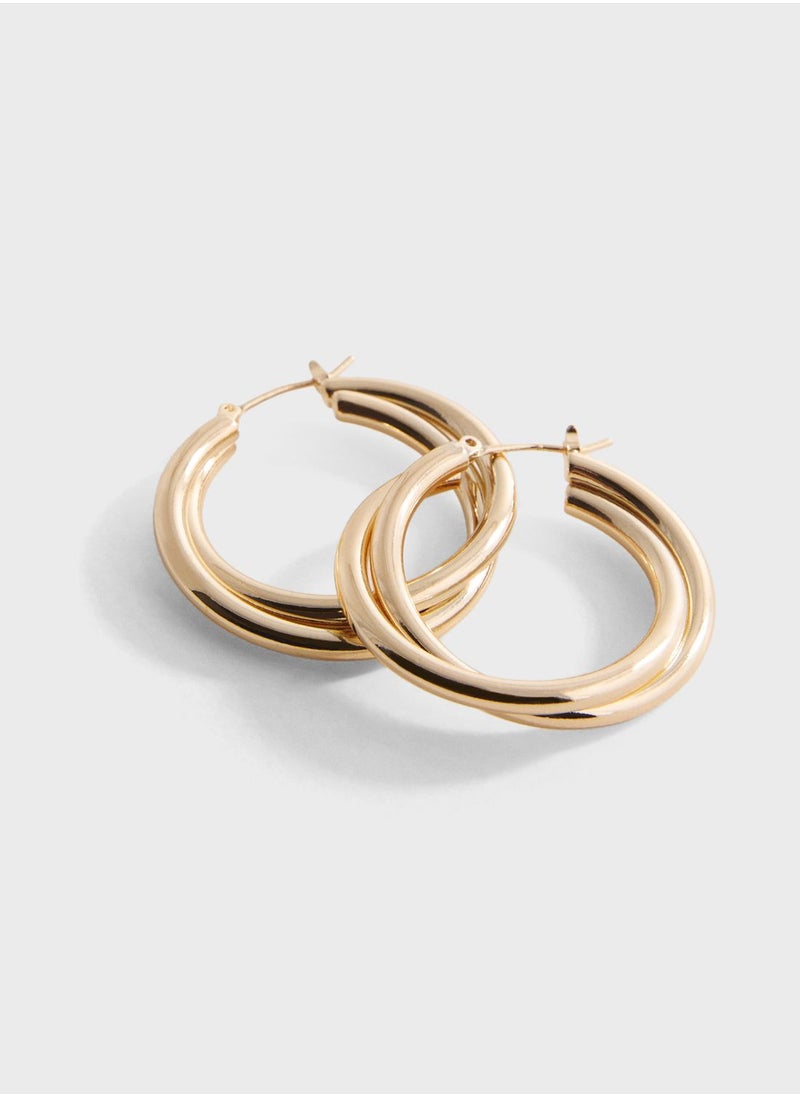 MANGO - Fedra Hoop Earrings - Image 1