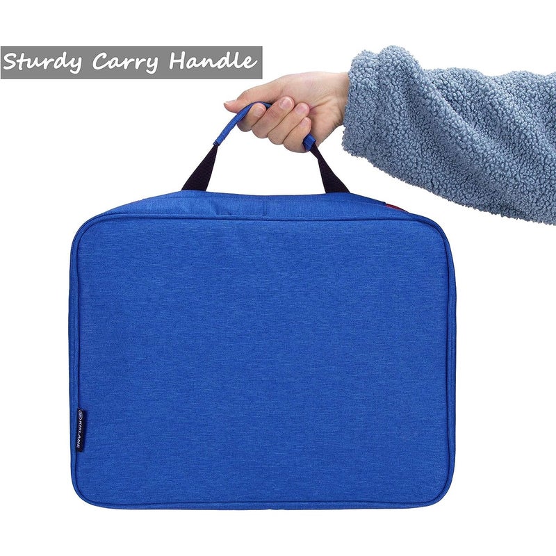 KISLANE Carrying Case for 48 Toy Cars, Kids Toy Cars Storage Case Hold 48 Toy Cars(Bag Only (Blue) - Image 4