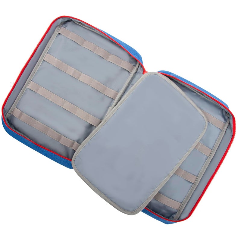 KISLANE Carrying Case for 48 Toy Cars, Kids Toy Cars Storage Case Hold 48 Toy Cars(Bag Only (Blue) - Image 5