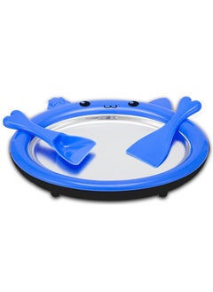 Stainless Steel Frozen Yogurt Maker for Kids Blue/Oval
