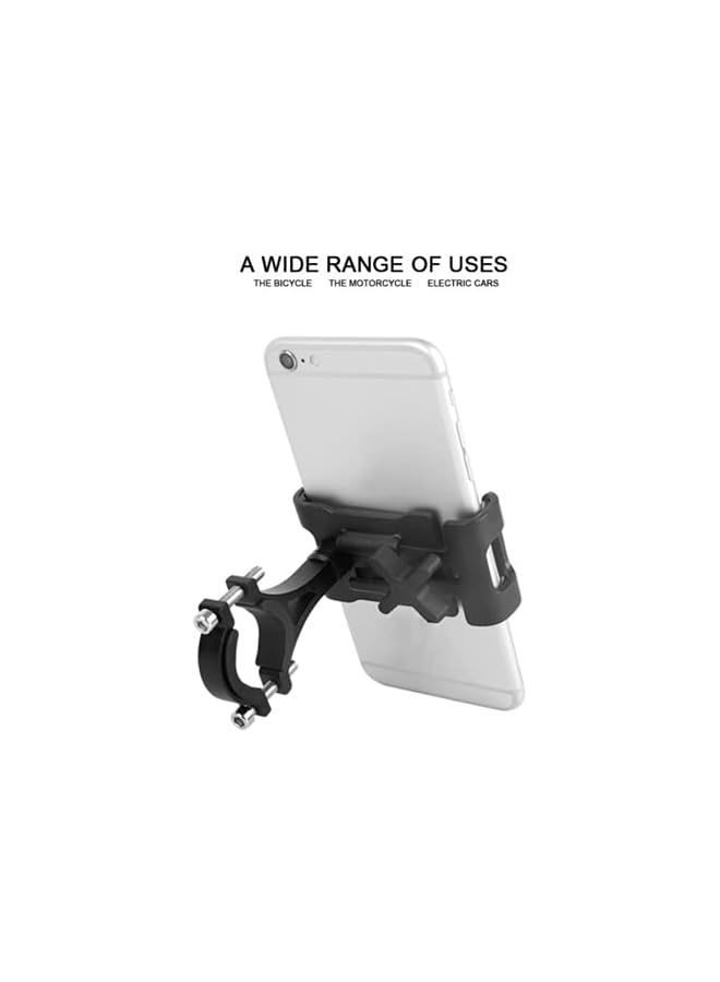 Green Tiger New Universal Mobile Cell Phone Bike Bicycle Motorcycle Handlebar Mount Cradle Holder Support For GPS (BLACK) - Image 3