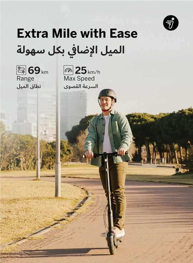 ninebot Segway Max G2 Electric Scooter, Three Speed Modes 35 km/h Fast Scooter, 69 km Long Range & 1000W Powerful Motor, Smart App & Traction Control System, 120 kg Rider Limit Electric Scooter For Adult - Image 3