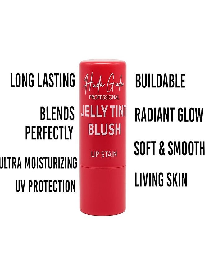 HUDA GIRL PINK Jelly Blush Tint - Hydrating & Lightweight Cream Blush for Cheeks & Lips, Long-Lasting, Blendable Matte Finish Multipurpose Blush Stick for Women (PINK) - Image 2