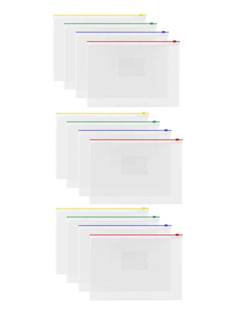 Terabyte ظرف بيانات شفاف مع سحاب منزلق A3 عبوة من 12 - Image 1