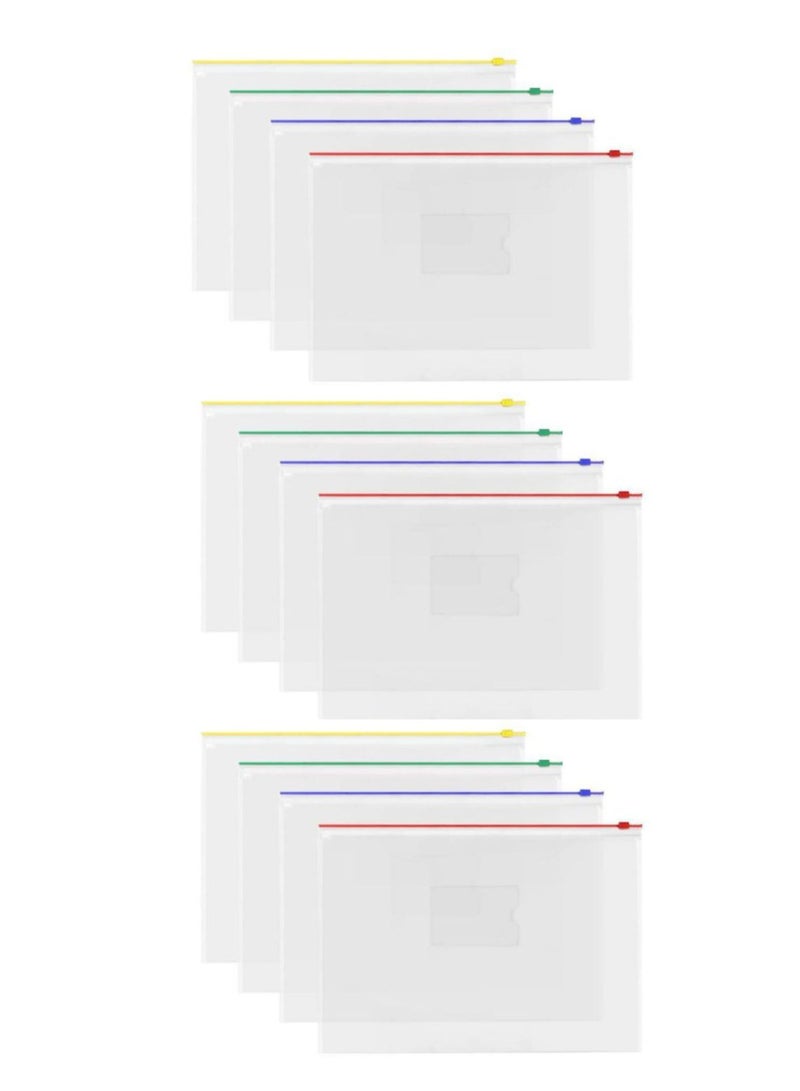 Terabyte ظرف بيانات شفاف مع سحاب منزلق A3 عبوة من 12 - Image 2