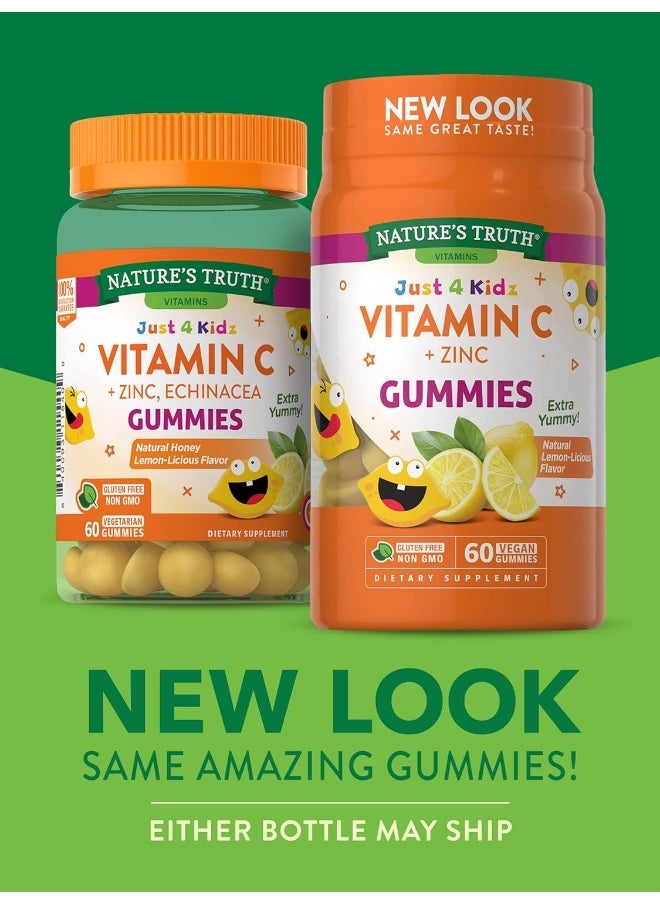 Nature's Truth Nature's Truth Vitamin C Gummies for Kids | with Zinc | 60 Count | Vegetarian, Non-GMO & Gluten Free  - Image 3