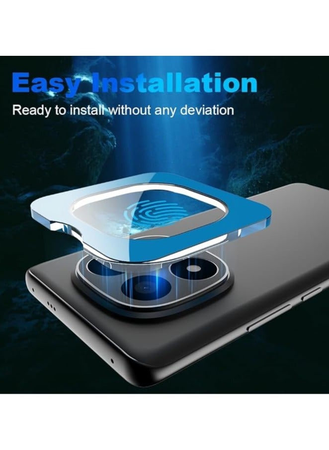 General Camera Lens Protector Compatible with Xiaomi Redmi Note 14 Pro Plus/Redmi Note 14 Pro+, [2 Pack] HD 9H Hardness Tempered Glass Anti-Scratch Camera Film  - Image 2