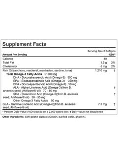 Andrew Lessman Maximum Essential Omega3 Unflavored 60 Softgels Ultrapure High Potency Omega3 Oils. High Dha No Stomach Upset No Contaminants No Mercury. Small Easy To Swallow Softgels  - Image 3
