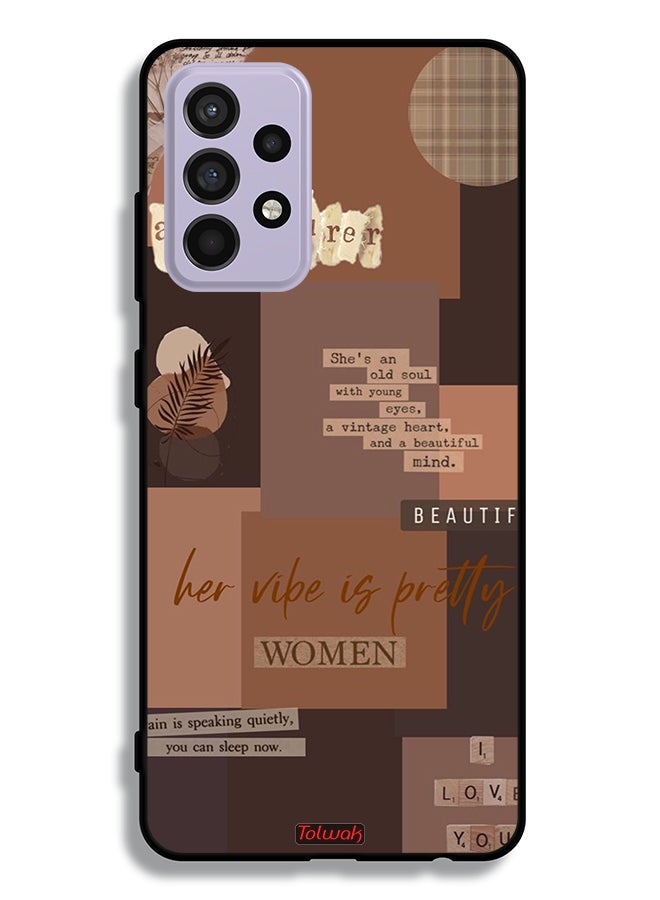 Tolwak Samsung Galaxy A52s 5G Protective Case Cover Adventurer Women - Image 1
