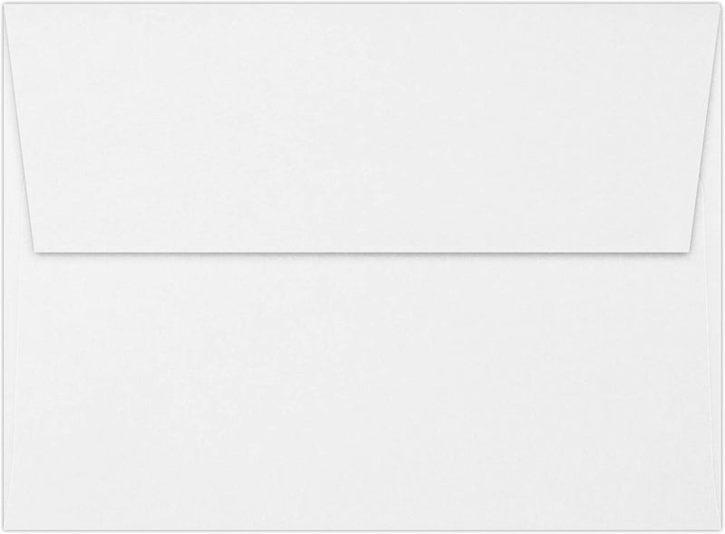 LUXPaper A7 Invitation Envelopes | Peel & Press | 5 1/4" x 7 1/4" | Bright White | 32lb. Paper Weight (80lb. Text) | 50 Qty - Image 2