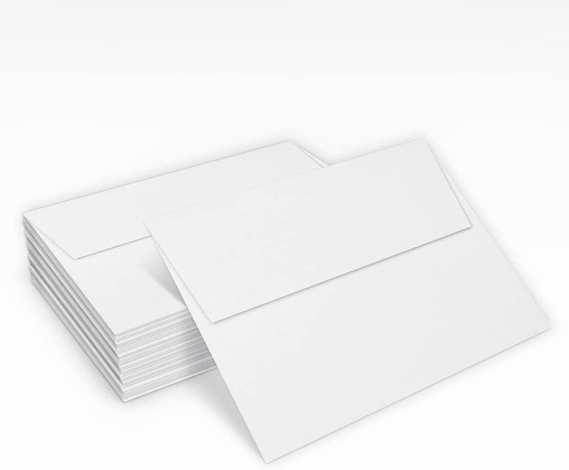 LUXPaper A7 Invitation Envelopes | Peel & Press | 5 1/4" x 7 1/4" | Bright White | 32lb. Paper Weight (80lb. Text) | 50 Qty - Image 5