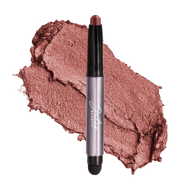 Julep Julep Eyeshadow 101 CreamtoPowder Waterproof Shadow Stick  Red Wine Shimmer  LongLasting CreaseProof Warm Red Shimmer Cream Eyeshadow with Builtin Smudger