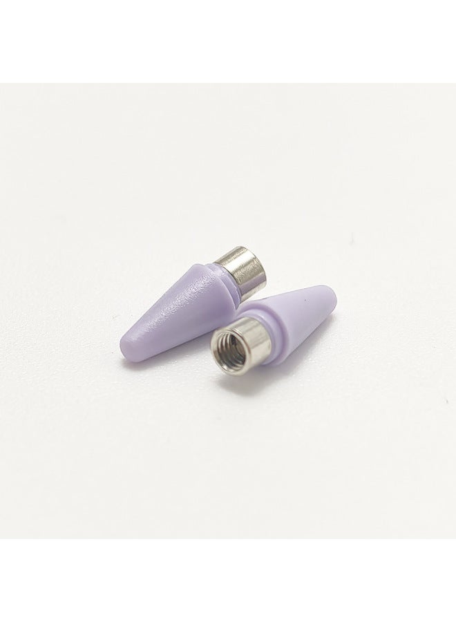 Supply Capacitance Pen Universal Replacement Head Tablet Nib Stylus Replacement Pen Tip Tablet Replacement Pen Tip-Color:Light Purple