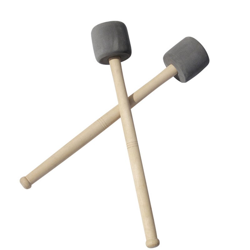 2pcs Drumstick Drum Mallet Sticks Wood Handle Percussion Instrument Accessories - Image 1