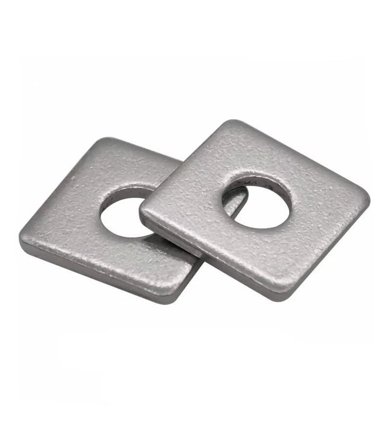 DIN436 Stainless Steel Flat Washer M6x12x1 20Pcs Square Gasket Curtain Wall Shim - Image 4
