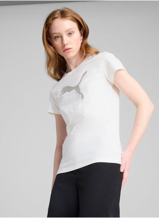 PUMA Essential Logo Metallic T-Shirt  - Image 1
