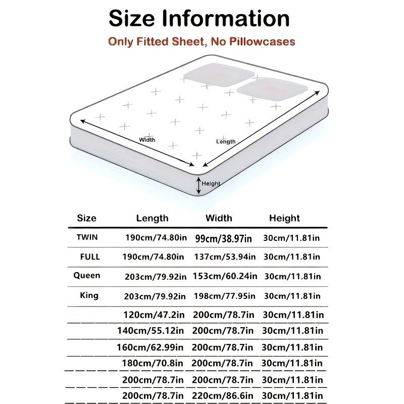 1pc Luxury Waterproof Bed Mattress Protector - Layered Fitted Bed Sheet Cover, Quilted Bedspread Suitable for Single/Double Beds, Machine Washable, Mattress for, Hotel, Dorm - Bed Cover Only (No Pillowcase) - Image 5