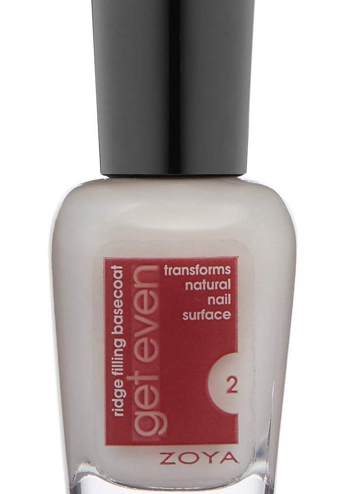 ZOYA Get Even Ridge Filling Basecoat - Non-Toxic Nail Treatment, 0.5 Fluid Ounce - Image 1