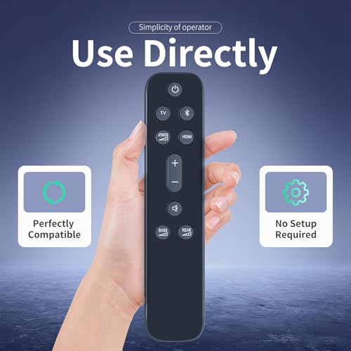 ZWP Replacement Remote Control fit for JBL 9.1 Channel Sound Bar Speaker System JBLBAR913DBLKAM - Image 4