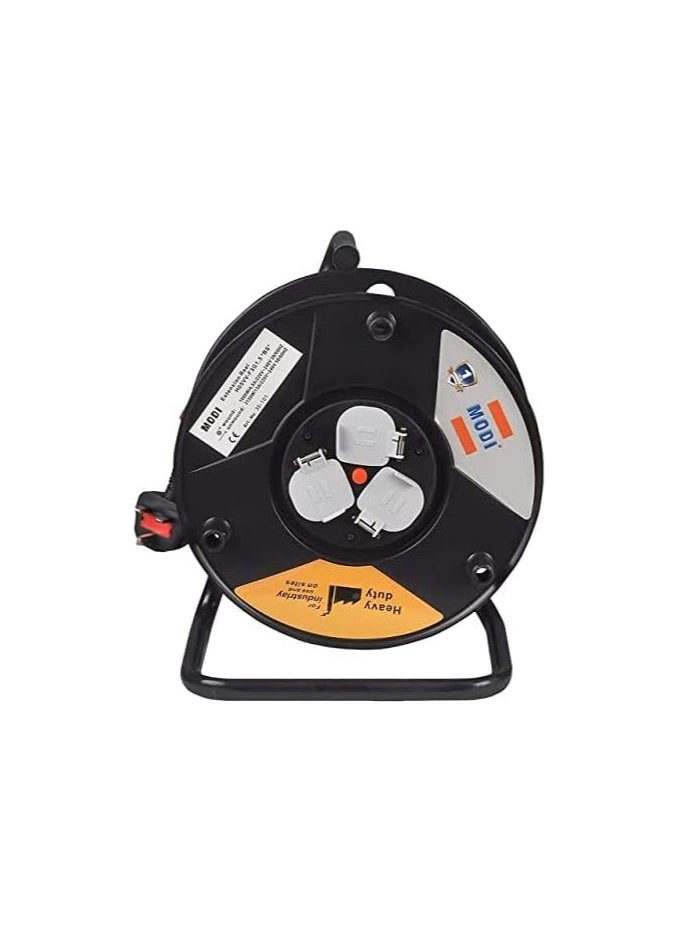 MODI Heavy Duty Cable Reel 2*1.5 , 25 Meter Extension  - Image 1
